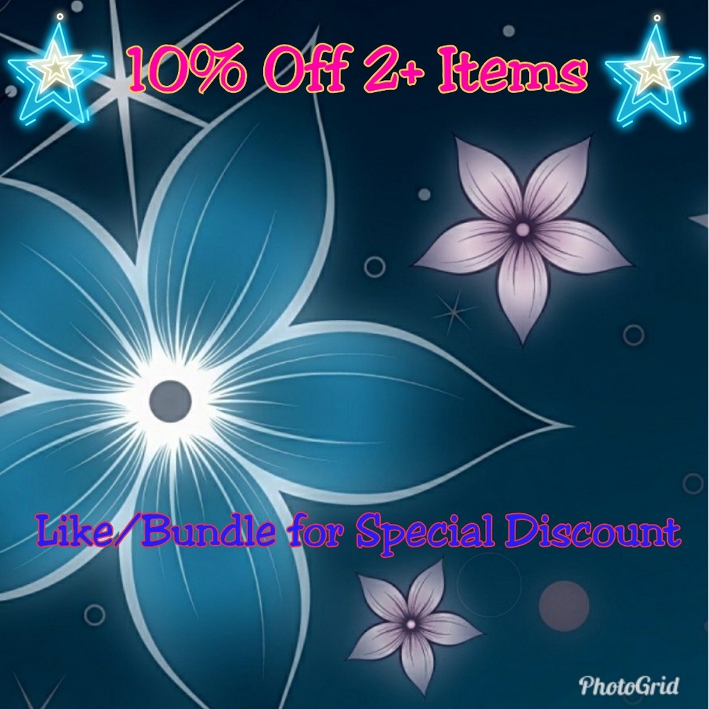 Like or bundle items for a discount!